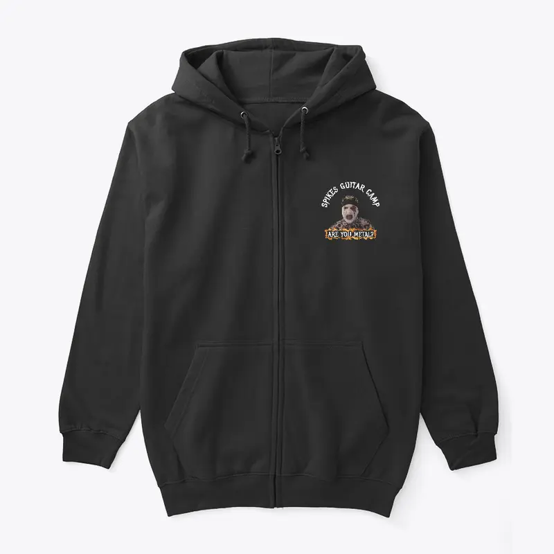 ARE YOU METAL HOODIE - BLACK