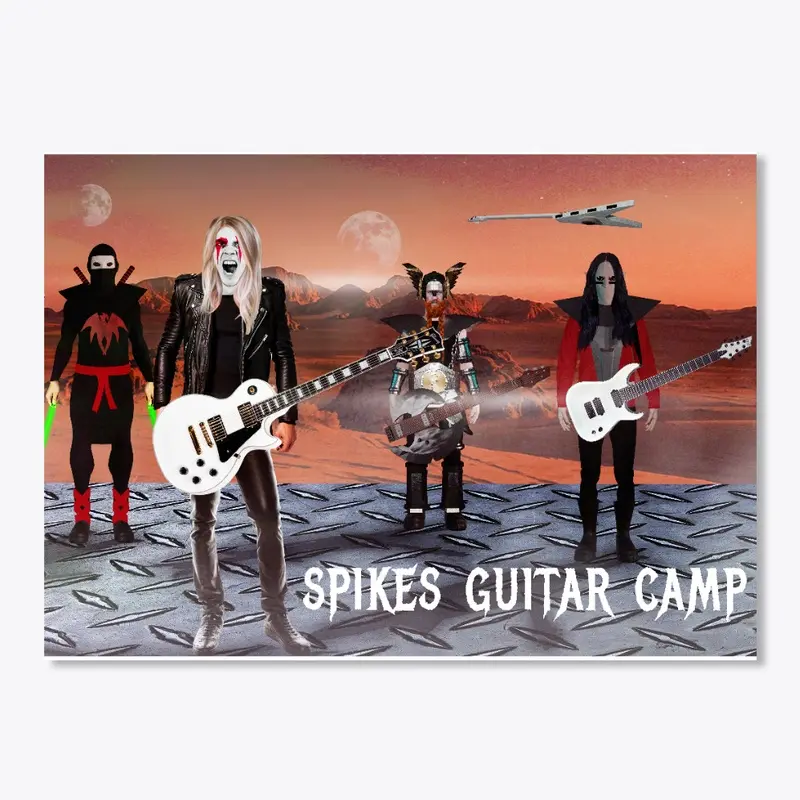 SPIKE'S GUITAR CAMP - STICKER