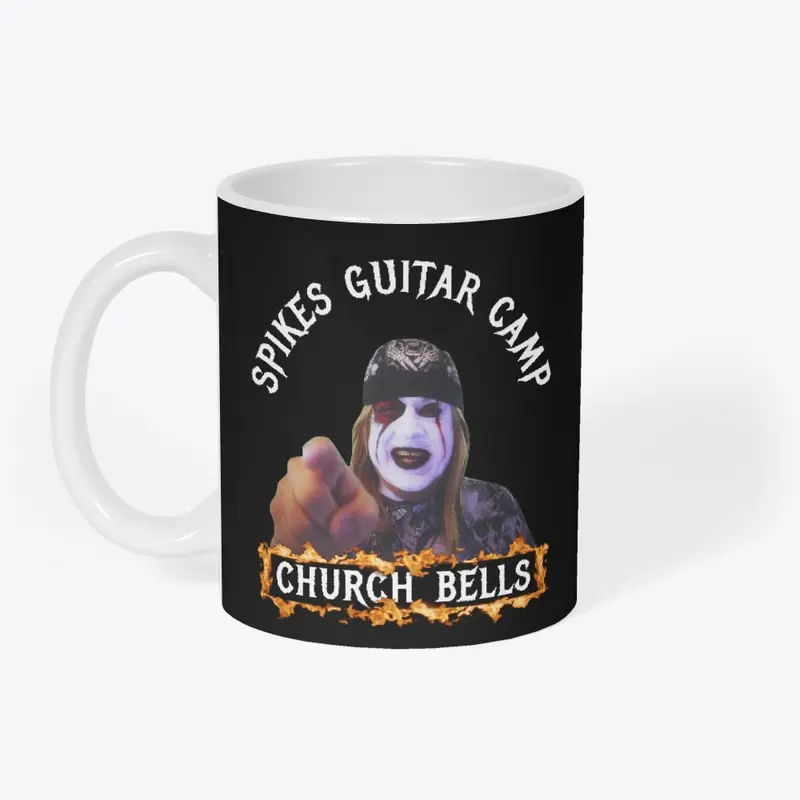 MUG - CHURCH BELLS - BLACK