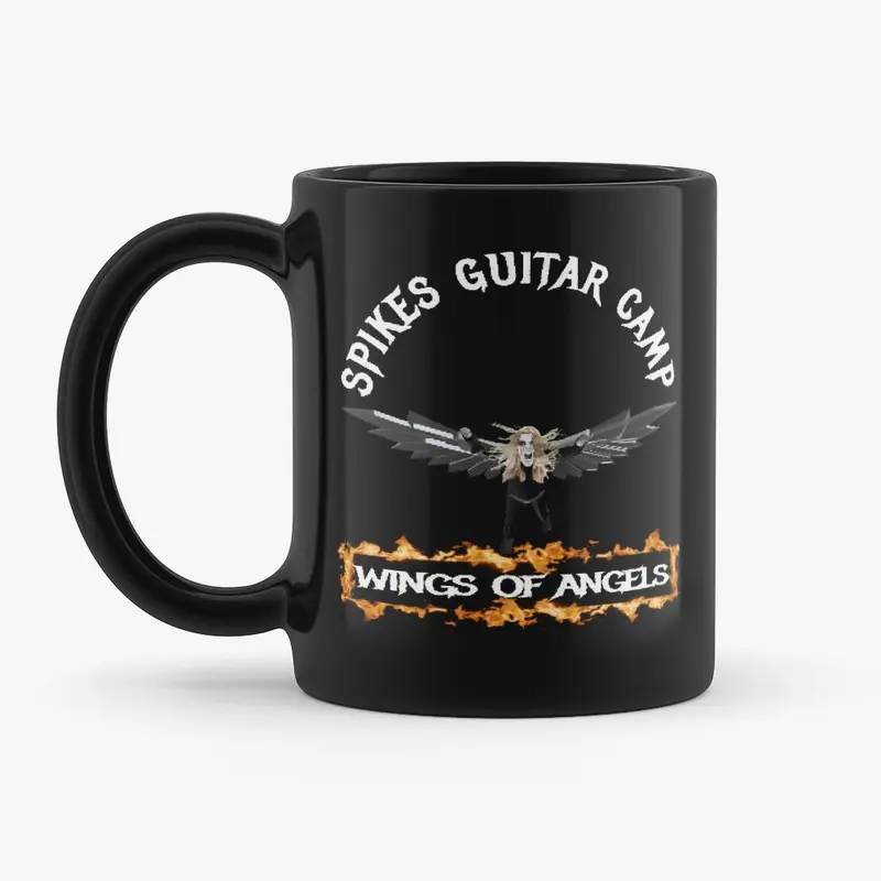 WINGS OF ANGELS - MUG - BLACK