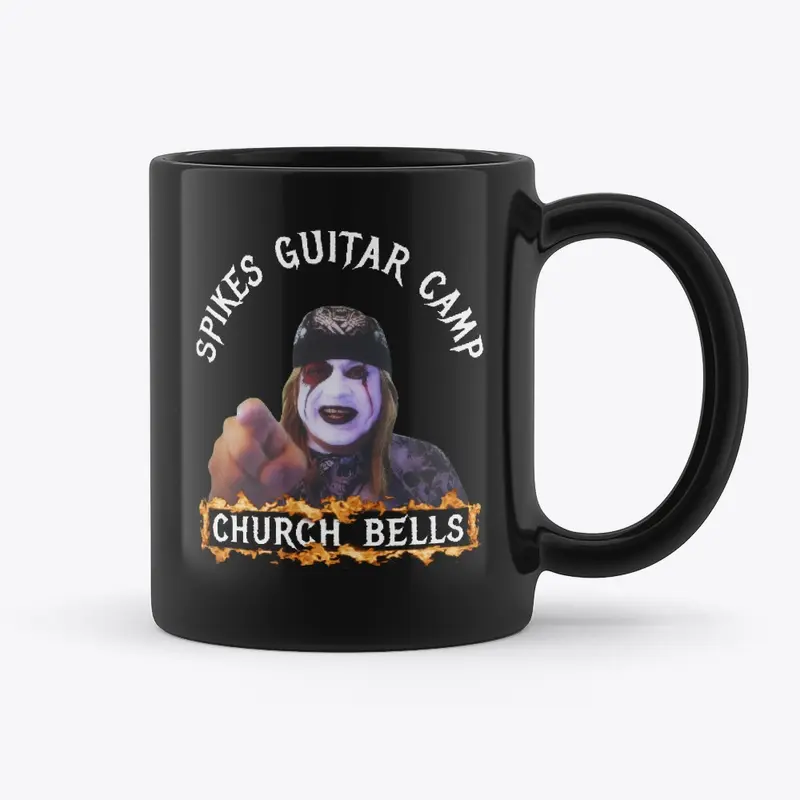 MUG - CHURCH BELLS - BLACK