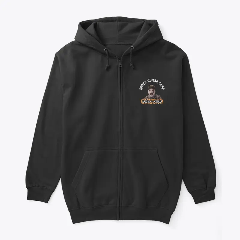 ARE YOU METAL HOODIE - BLACK